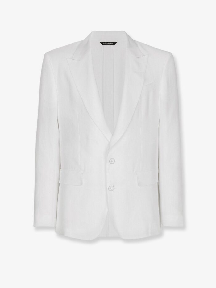 Dolce & Gabbana Sicilia Single-breasted Linen Blazer