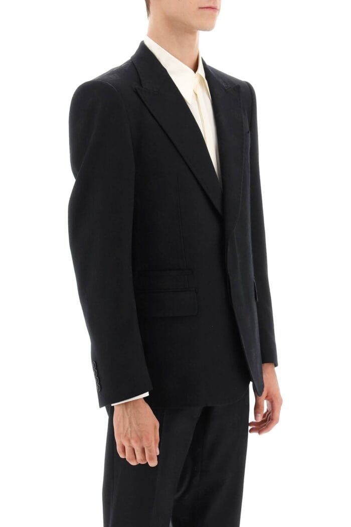 Dolce & Gabbana Sicilia Single-breasted Monogram Jacket