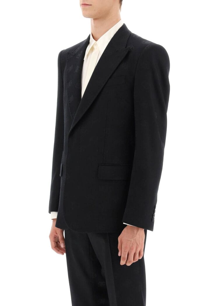 Dolce & Gabbana Sicilia Single-breasted Monogram Jacket