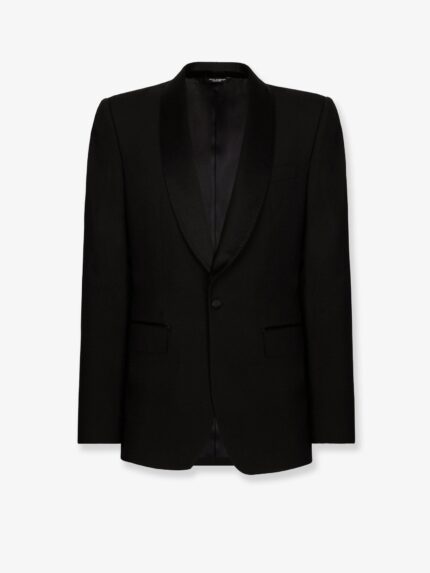 Dolce & Gabbana Sicilia Stretch Wool Tuxedo Blazer