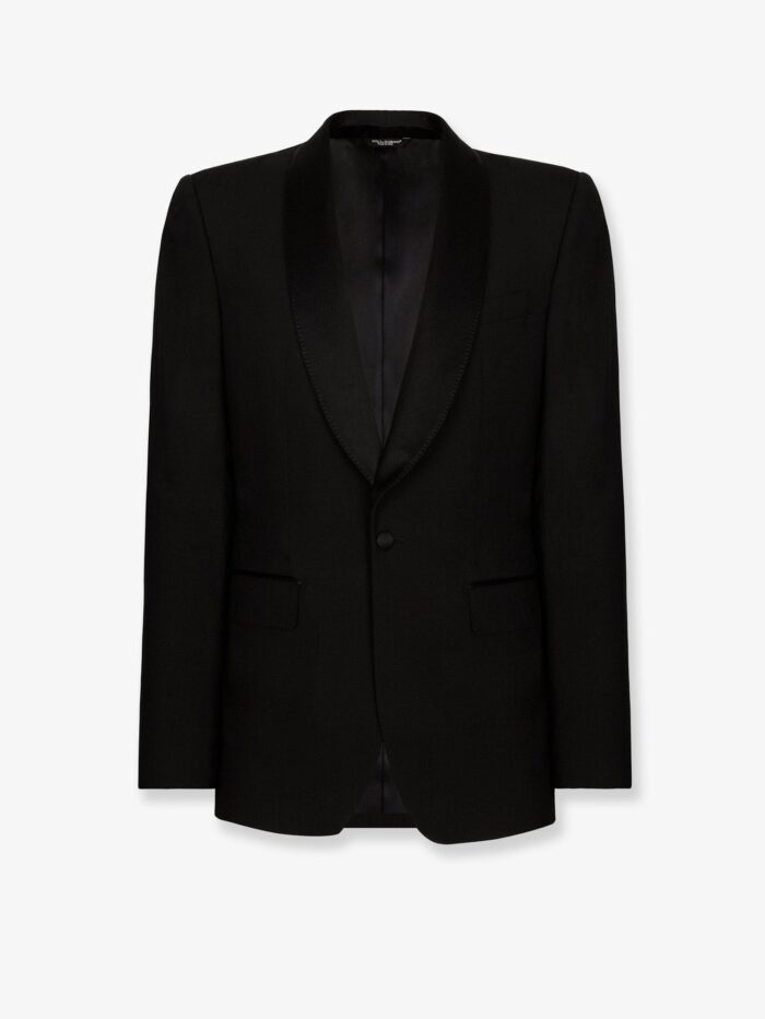 Dolce & Gabbana Sicilia Stretch Wool Tuxedo Blazer