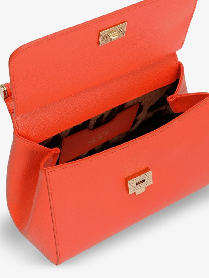 Dolce & Gabbana Sicily Leather Handbag