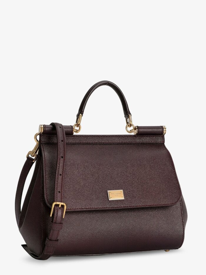 dolce & gabbana sicily leather shoulder bag Dolce & Gabbana Sicily Leather Shoulder Bag