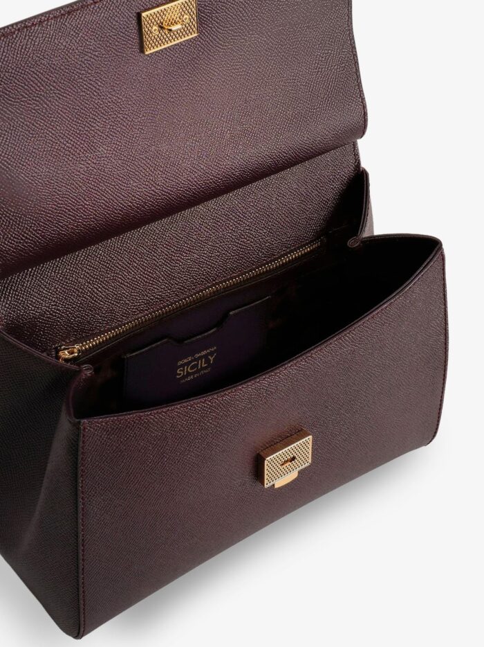 dolce & gabbana sicily leather shoulder bag Dolce & Gabbana Sicily Leather Shoulder Bag