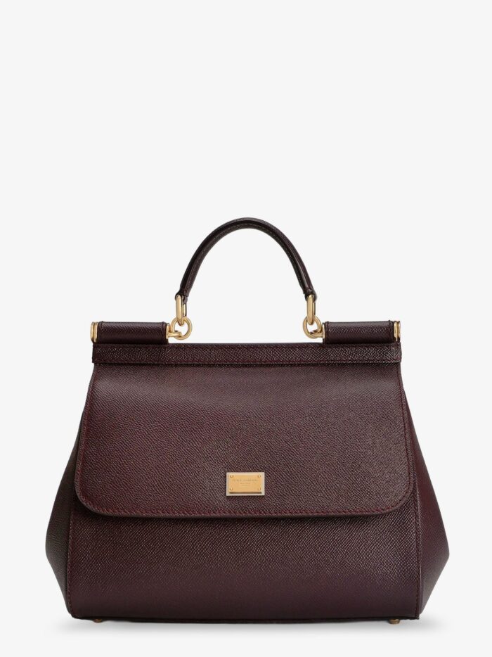 dolce & gabbana sicily leather shoulder bag Dolce & Gabbana Sicily Leather Shoulder Bag