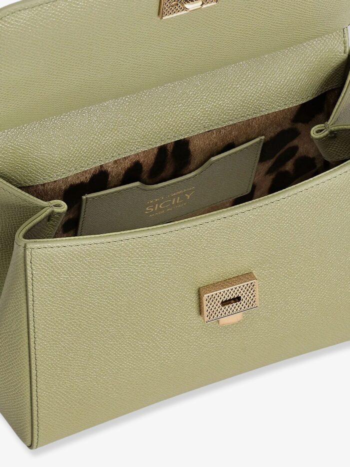 Dolce & Gabbana Sicily Medium Leather Crossbody Bag