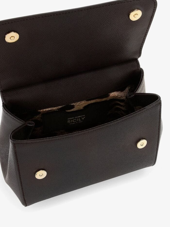 Dolce & Gabbana Sicily Medium Leather Handbag