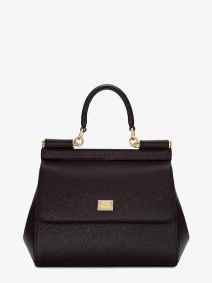 Dolce & Gabbana Sicily Medium Leather Handbag