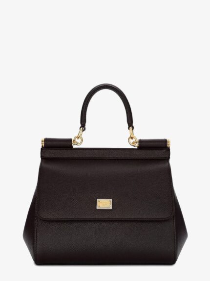 Dolce & Gabbana Sicily Medium Leather Handbag