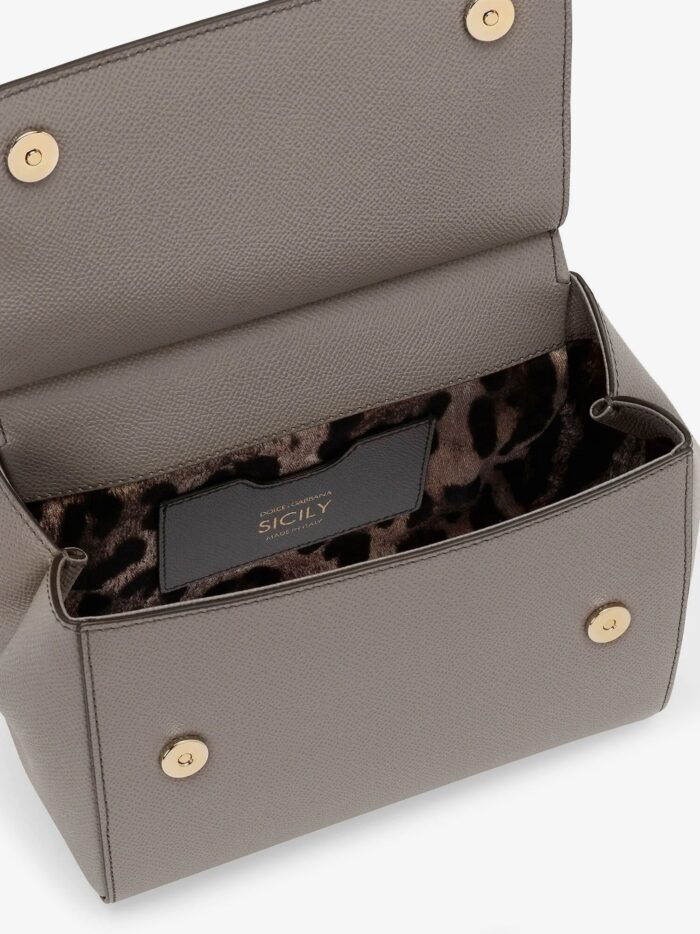 Dolce & Gabbana Sicily Medium Leather Shoulder Bag