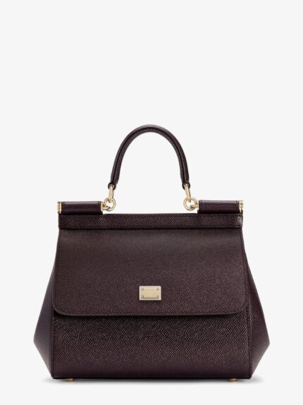Dolce & Gabbana Sicily Medium Leather Shoulder Bag
