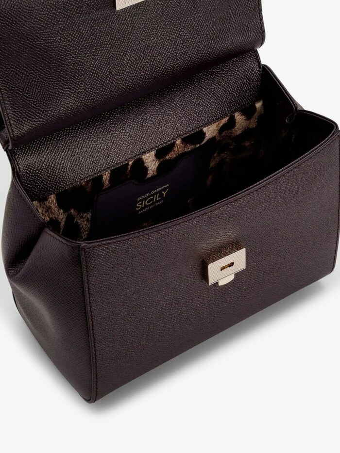 Dolce & Gabbana Sicily Medium Leather Shoulder Bag