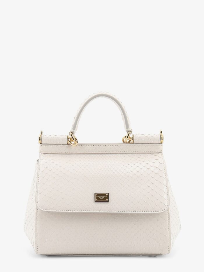 Dolce & Gabbana Sicily Python Handbag