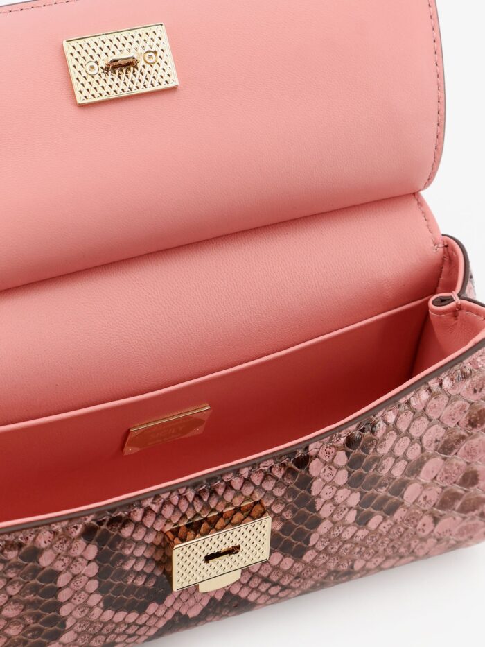 Dolce & Gabbana Sicily Python Handbag