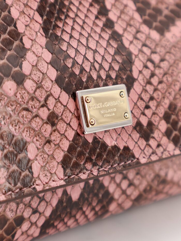 Dolce & Gabbana Sicily Python Handbag