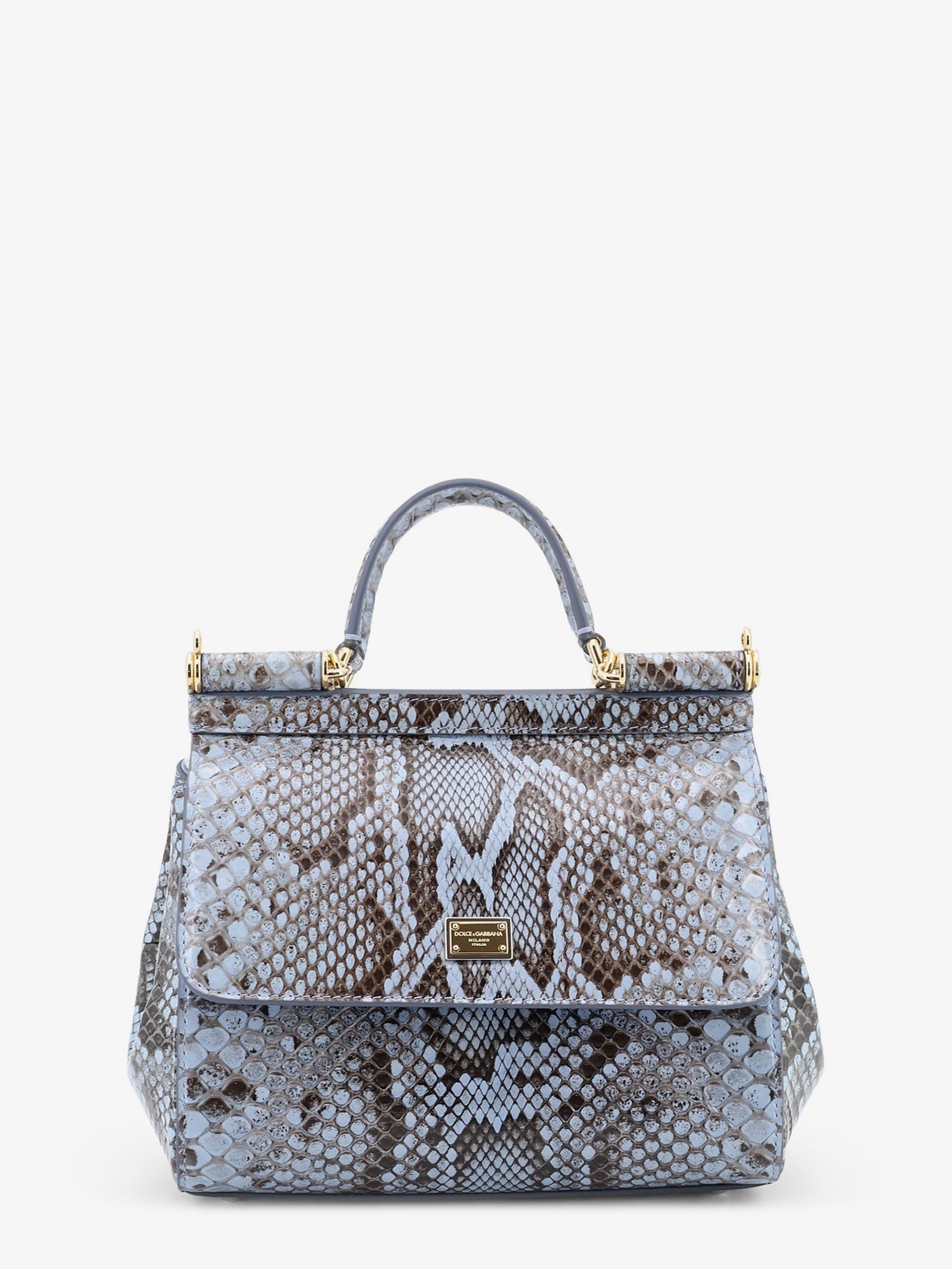 Dolce & Gabbana Sicily Python Handbag