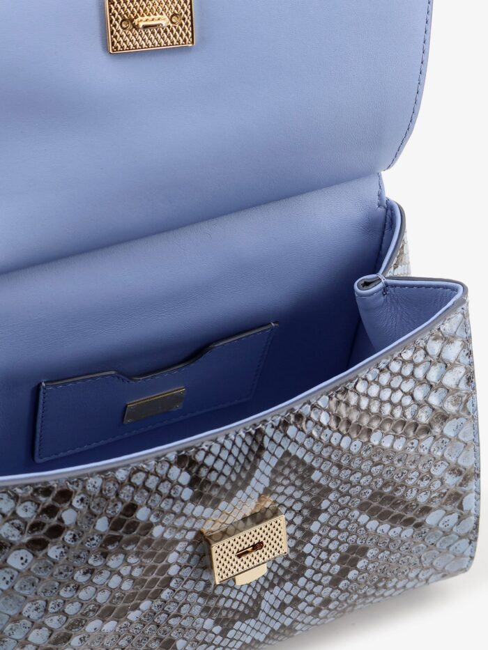 Dolce & Gabbana Sicily Python Handbag