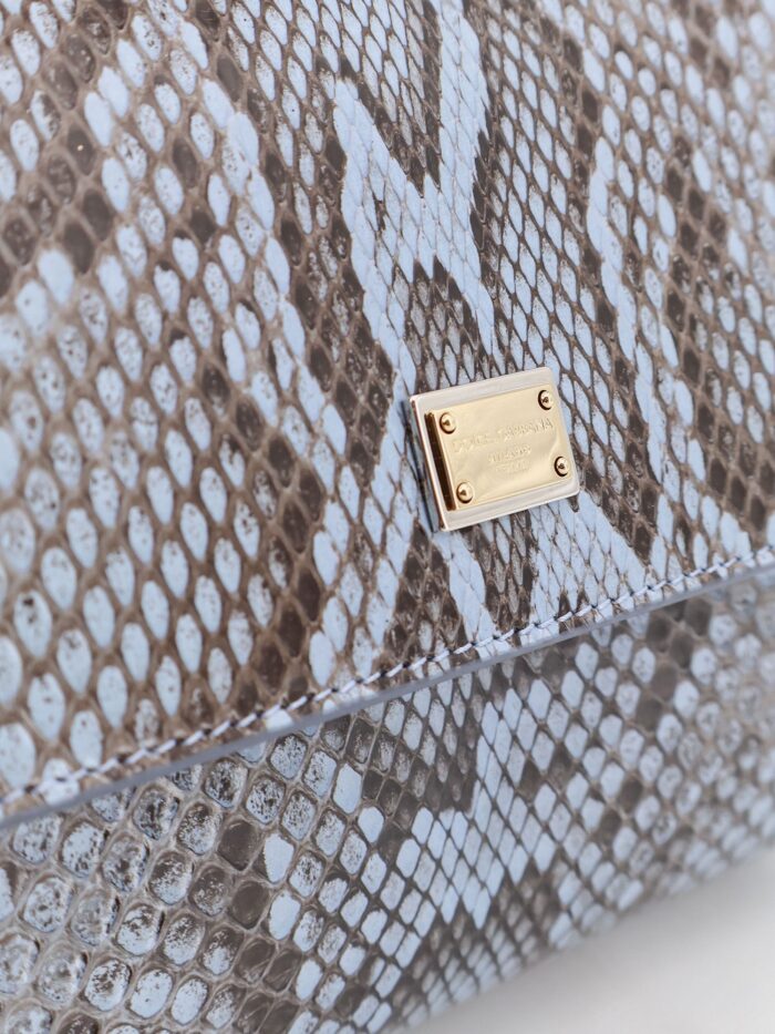 Dolce & Gabbana Sicily Python Handbag