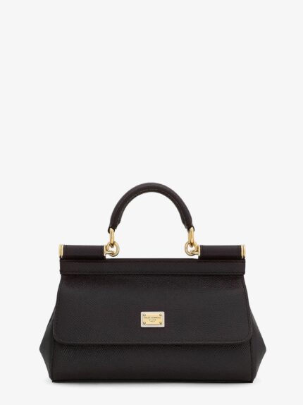 Dolce & Gabbana Sicily Small Leather Handbag