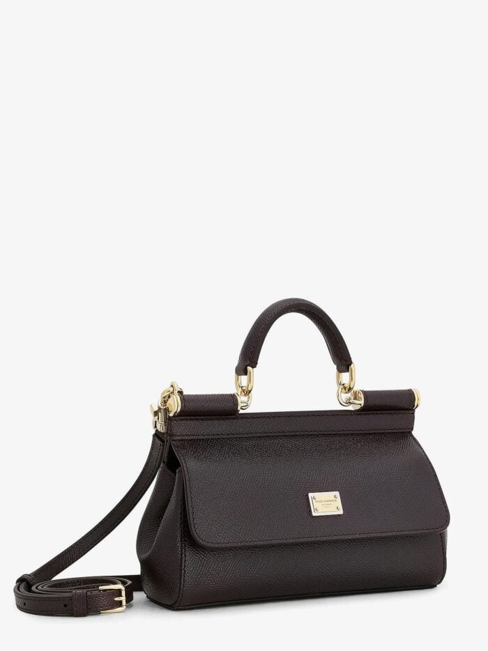 Dolce & Gabbana Sicily Small Leather Handbag