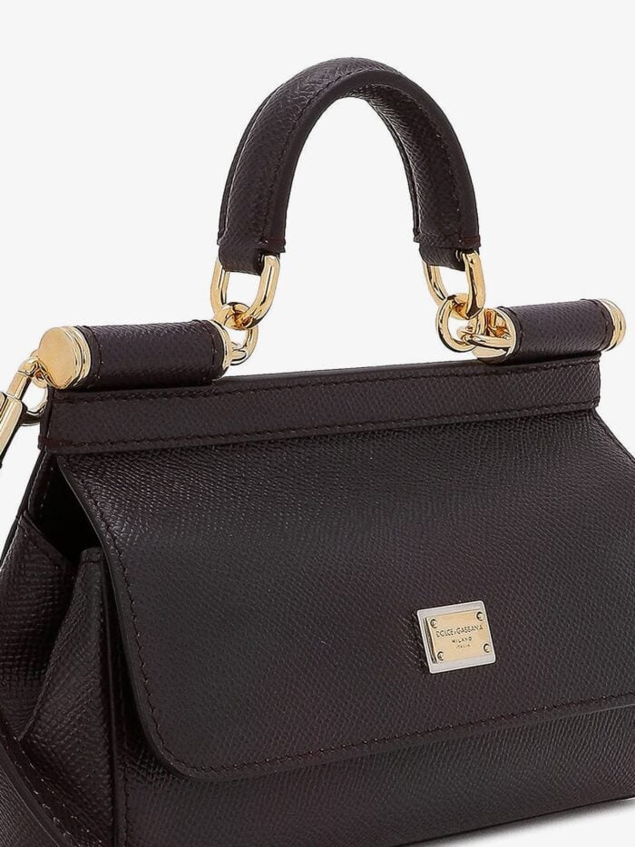 Dolce & Gabbana Sicily Small Leather Handbag
