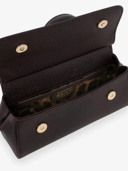 Dolce & Gabbana Sicily Small Leather Handbag