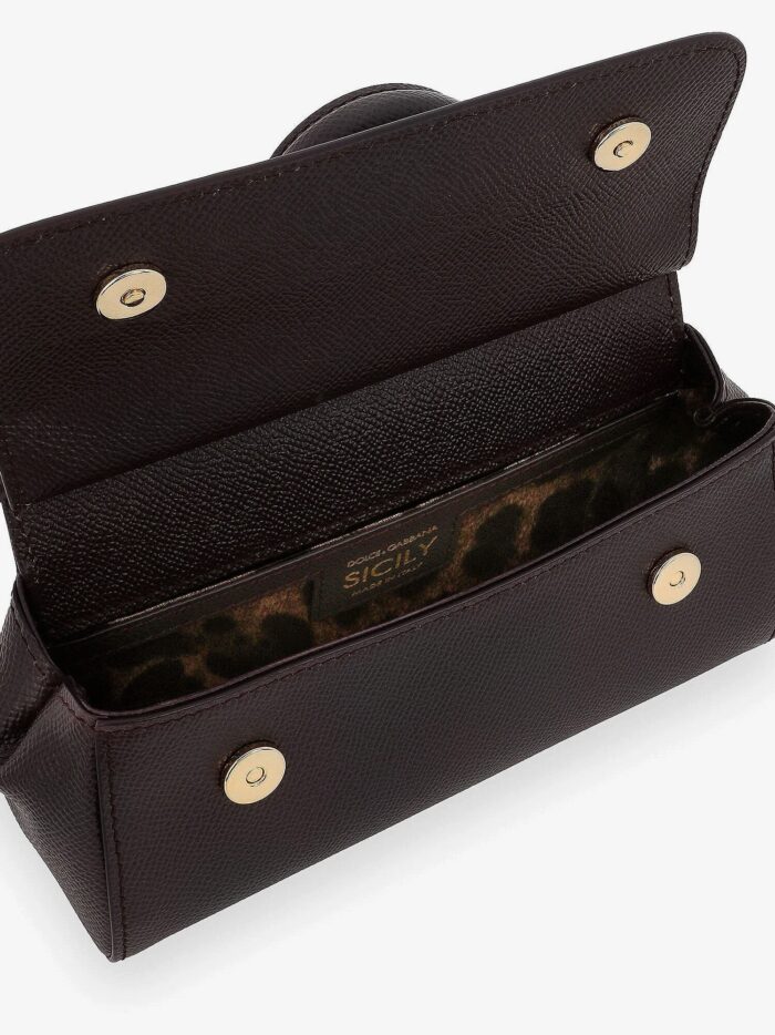 Dolce & Gabbana Sicily Small Leather Handbag