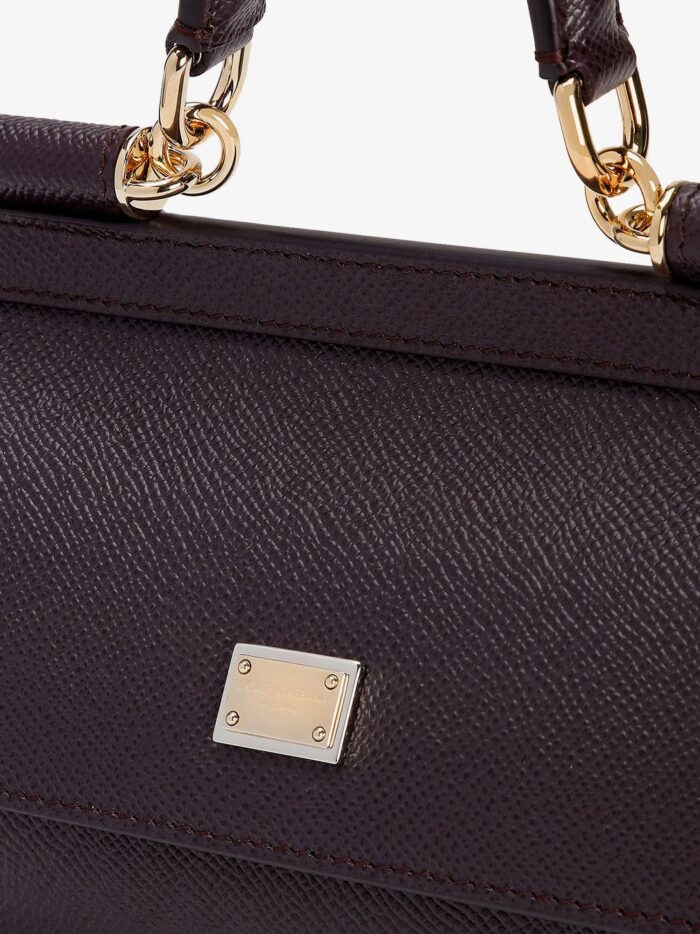 Dolce & Gabbana Sicily Small Leather Shoulder Bag
