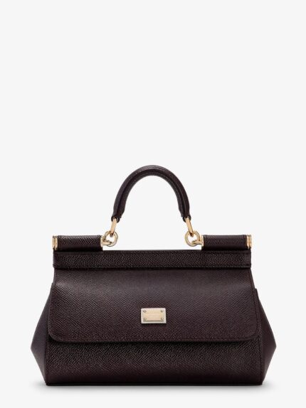 Dolce & Gabbana Sicily Small Leather Shoulder Bag