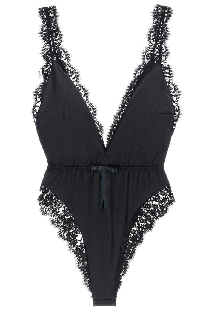 DOLCE & GABBANA Silk And Lace Lingerie Set For The