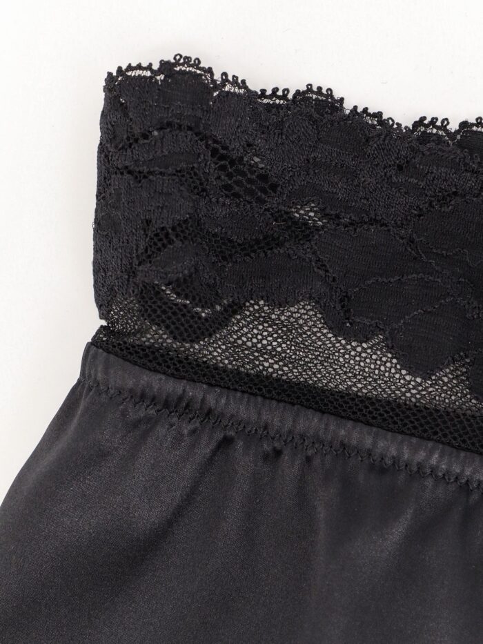 Dolce & Gabbana Silk Coulotte With Lace Inserts