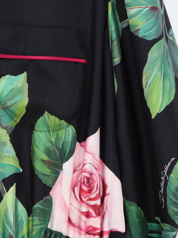 Dolce & Gabbana Silk Jumpsuit With Iconic Print