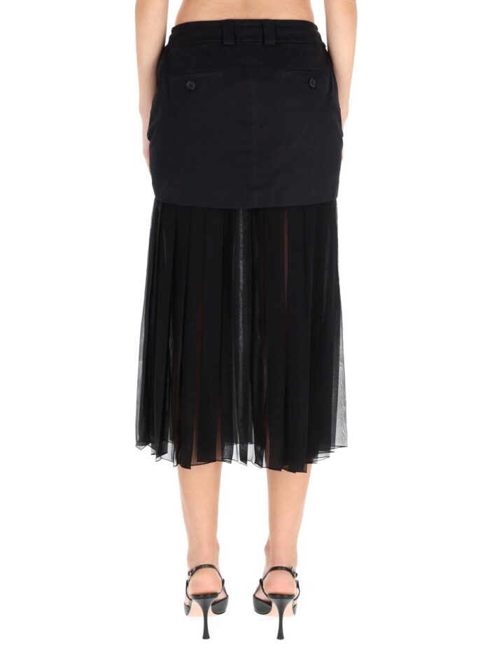 Dolce & Gabbana SILK MIDI SKIRT