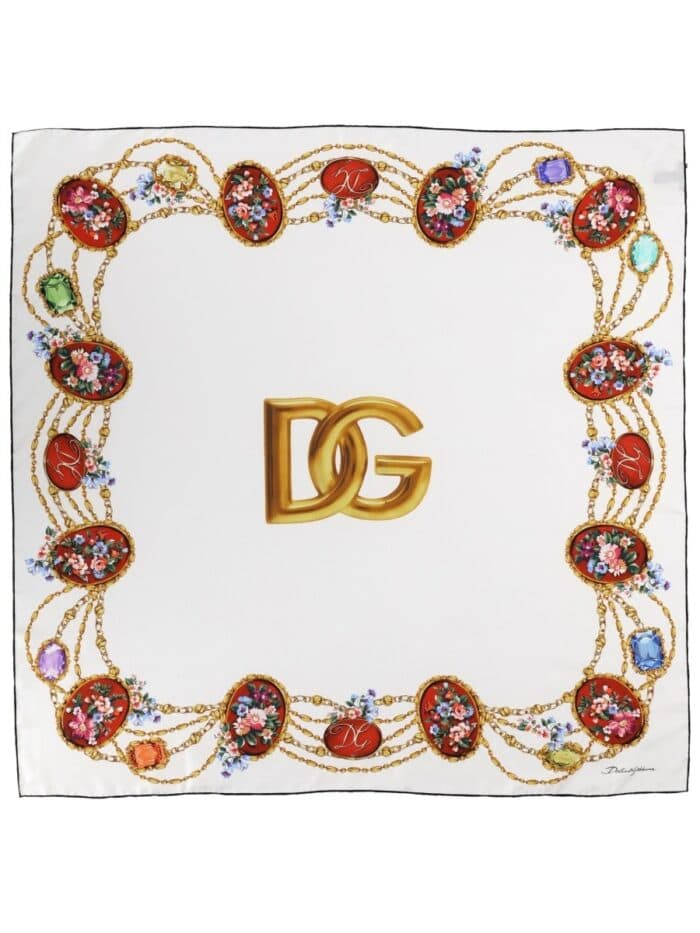 dolce & gabbana silk scarf Dolce & Gabbana SILK SCARF