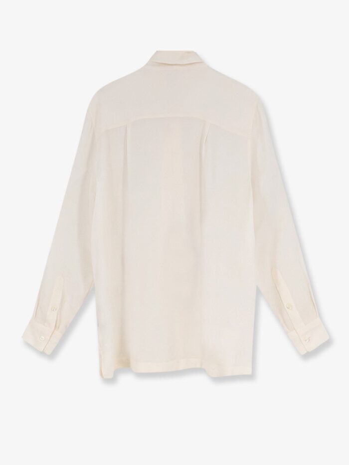 Dolce & Gabbana Silk Shirt With Tie Band Detail