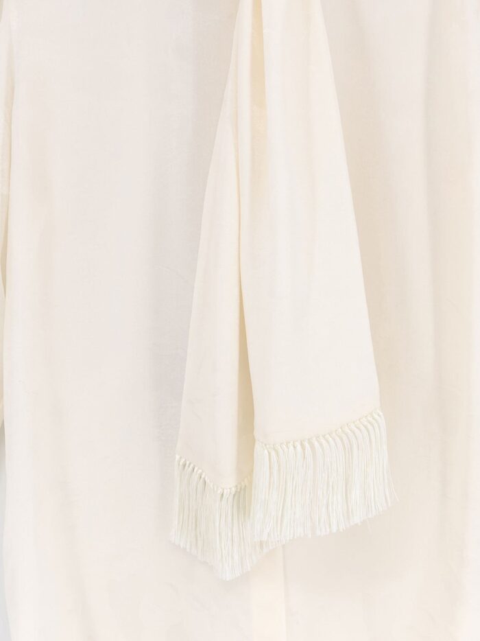 Dolce & Gabbana Silk Shirt With Tie Band Detail