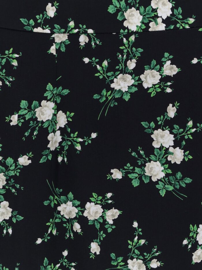 Dolce & Gabbana Silk Skirt With Floral Print