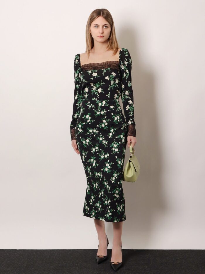 Dolce & Gabbana Silk Top With Floral Print