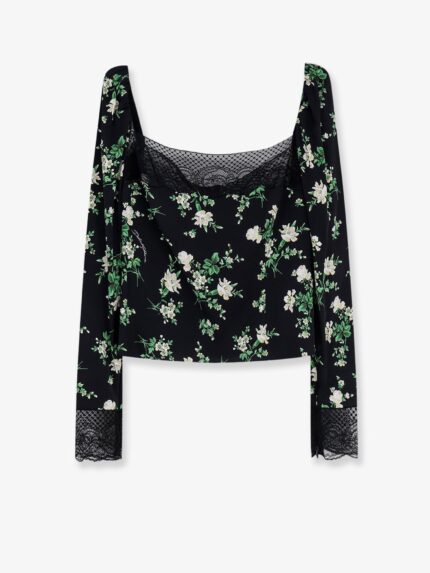 Dolce & Gabbana Silk Top With Floral Print
