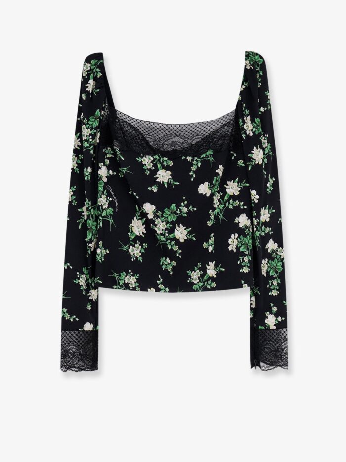 Dolce & Gabbana Silk Top With Floral Print