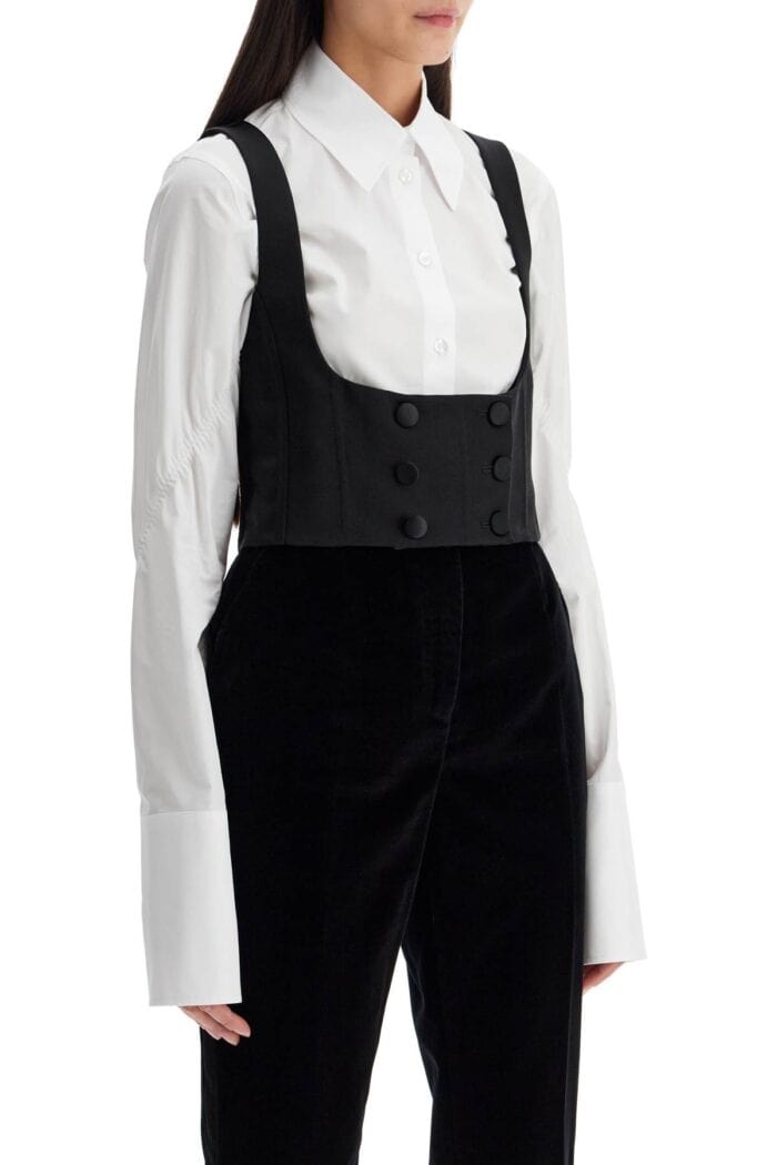 DOLCE & GABBANA Silk Tuxedo Vest