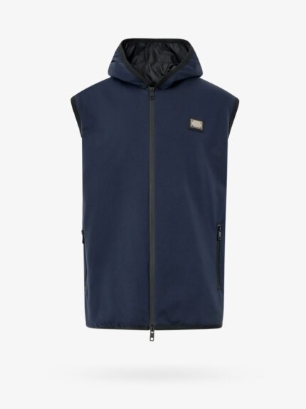Dolce & Gabbana Sleeveless Jacket With Hood