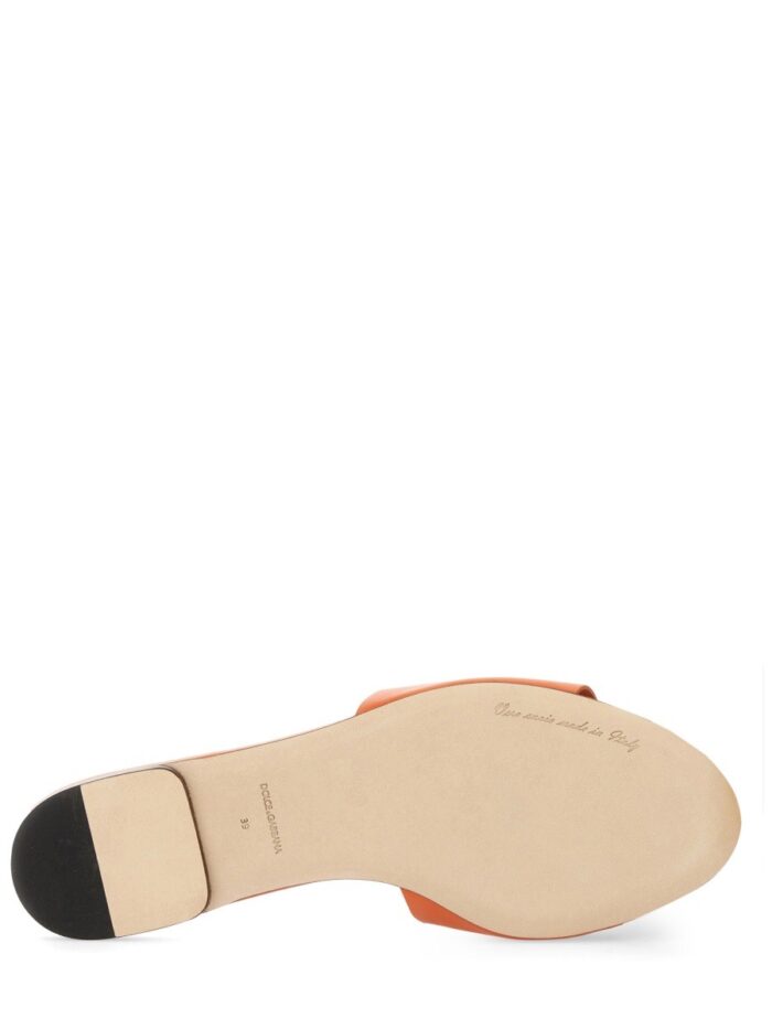 Dolce & Gabbana SLIDE SANDAL WITH LOGO