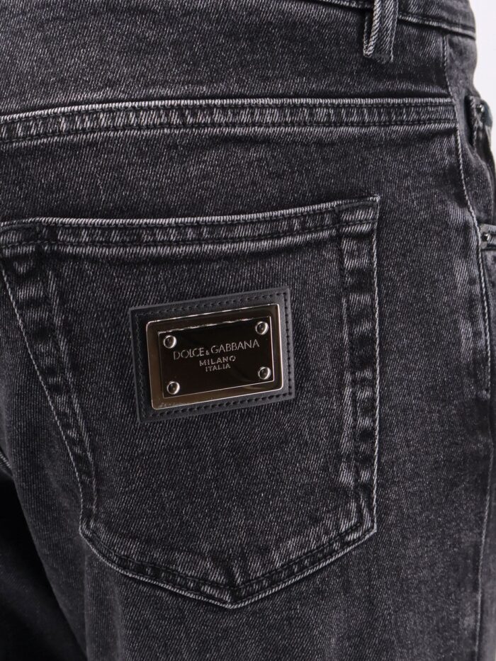 dolce & gabbana slim black denim jeans Dolce & Gabbana Slim Black Denim Jeans