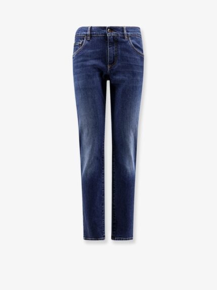 Dolce & Gabbana Slim-fit Blue Denim Jeans