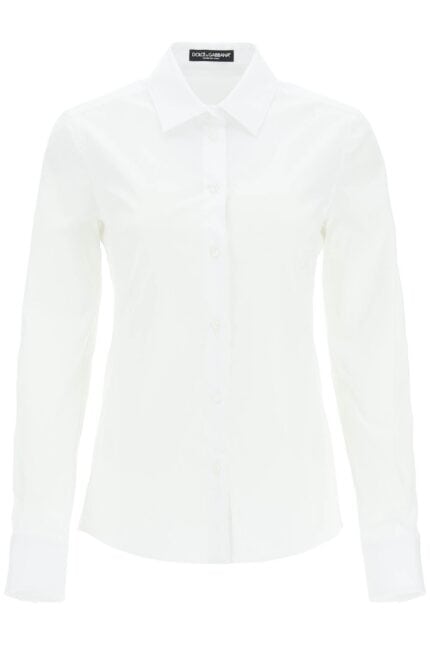 DOLCE & GABBANA Slim-fit Stretch Poplin Shirt