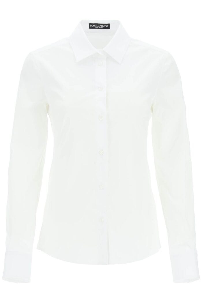 DOLCE & GABBANA Slim-fit Stretch Poplin Shirt