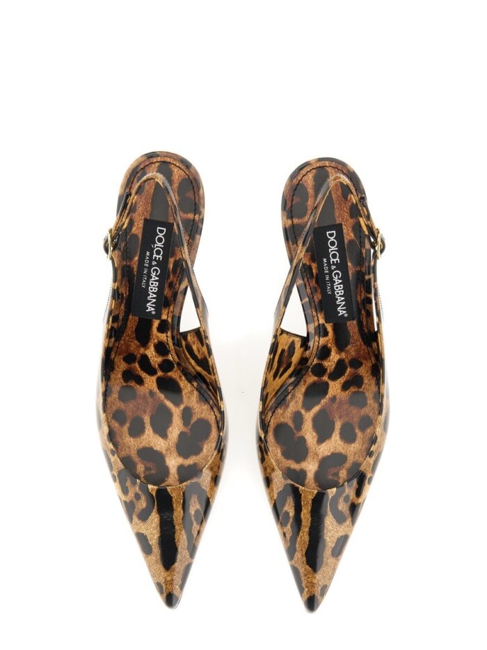 Dolce & Gabbana SLING BACK WITH SPOTTED PRINT