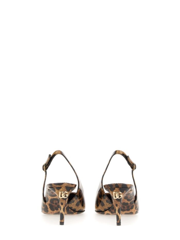 Dolce & Gabbana SLING BACK WITH SPOTTED PRINT