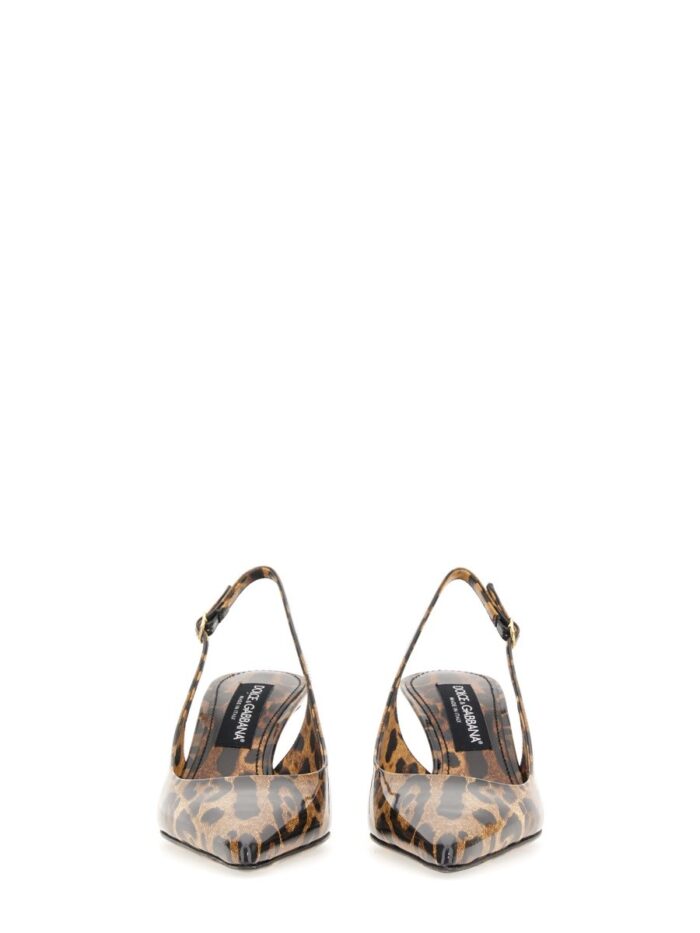Dolce & Gabbana SLING BACK WITH SPOTTED PRINT